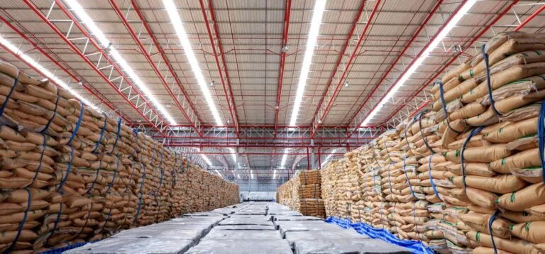 warehouse inspected by Global Surveys in a Stock Monitoring Agreement