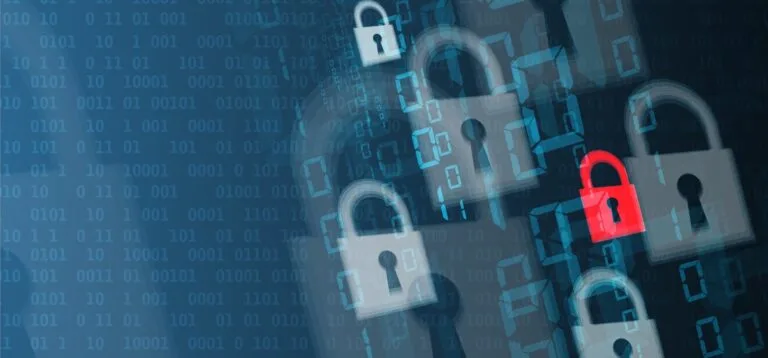 Cyber security and information or network protection. Future cyber technology web services for business and internet project